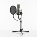 Professional Condenser Studio Microphone silver black