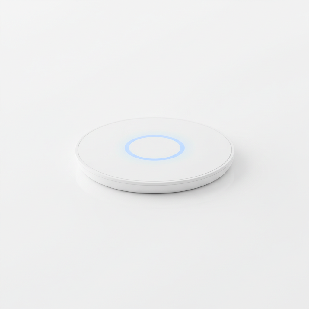 Wireless Charging Pad white minimalist