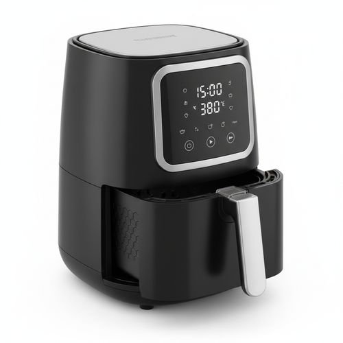 5.8 Qt Digital Air Fryer matte black
